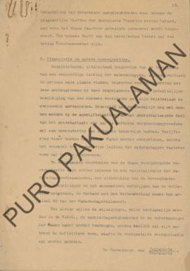 Surat dari Gubernur Yogyakarta kepada Kepala Pakualaman, perihal pemegang kuasa atas pipa saluran...