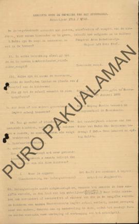 Deklarasi untuk penyediaan sekolah. Sekolah tahun ajaran 1911/1912.
