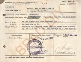 Penerbitan ijin bangunan tempat vaksinasi, gardu piket, berdinding tembok ½ batu berlantai dan ga...
