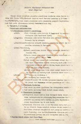 Berkas tentang petunjuk pelaksanaan pengamanan kesehatan jemaah haji Tahun 1983