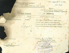 Surat Edaran Pengurus KORPRI Pusat No. E-11/K-VII/PP/76 tentang Pensuksesan Pemilu 1977