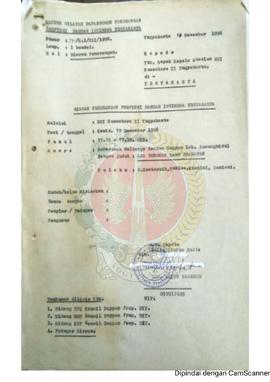 Bendel Naskah Siaran Penerangan Daerah Daerah Istimewa Yogyakarta yang dipancarkan lewat Radio Re...