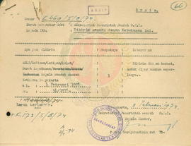 SK Gubernur DIY No. 54 dan 55 Tahun 1974 tentang Pembangunan Dati II Gunungkidul Propinsi DIY