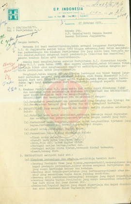 Permohonan rehabilitasi dan reorganisasi percetakan RI.