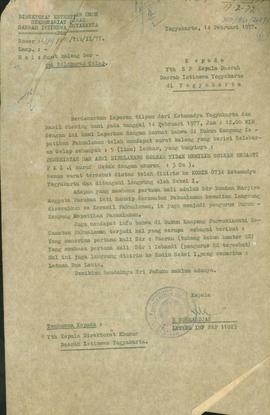 Surat kaleng berisi selebaran gelap tentang pemilihan salah satu OPP yang terjadi di Kecamatan Pa...