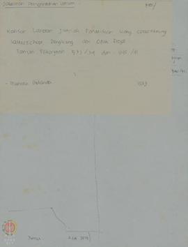 Konsep tentang Laporan Jumlah Penarikan uang Onderneming Waterschap “Dengkeng” dan “Opak-Progo” t...