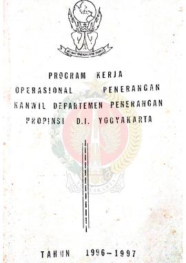 Buku Program Kerja Operasional Penerangan Kantor Wilayah Departemen Penerangan Provinsi Daerah Is...