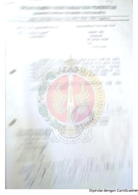 Surat dari Ketua Badan Pembina Radio Siaran Non Pemerintah Provinsi Daerah Istimewa Yogyakarta ke...