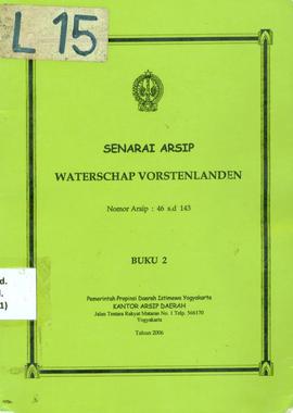 DAFTAR SENARAI ARSIP WATERSCHAPE VORSTENLANDEN