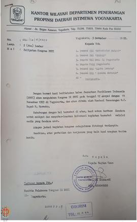 Berkas Acara Kongres IX Persatuan Perusahaan Periklanan Indonesia (PPPI) tahun 1993.