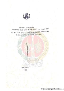 Laporan pelaksanaan peringatan HUT KORPRI XXV (25) Tahun 1996 di Sub Unit KORPRI  (Korps Pegawai ...