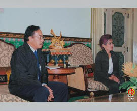 Debuti Bank Indonesia Miranda S Gultom bersama Kepala Bank Indonesia Yogyakarta.