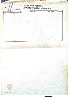 Surat Tim Operasi Kemanusiaan No. surat: 126/Tim Ops/VIII/2006 tanggal 29 September 2006  kepada ...