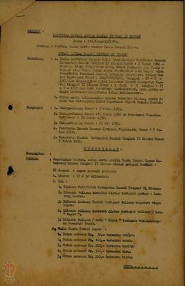 Salinan Keputusan Bupati Kepala Daerah Tingkat II Sleman Nomor:  216/Kep.KDH/1985 tentang Bentuk,...