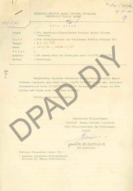 Tawaran pembangunan permahan bagi karyawan PT. Madubaru oleh PT. Pokok Pondasi di daerah seturan ...