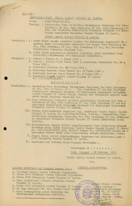 Keputusan Bupati Kepala Daerah Tingkat II Bantul Nomor: 159/B/Kep/Bt/1983 tentang Pembentukan Tea...