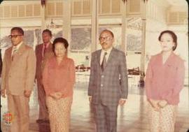 Bapak Drs. Nayono Kusumo dan istri dalam acara Serah Terima jabatan Inspektur Itwilda DIY.