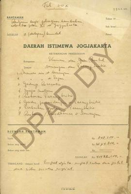 Rantaman pembangunan Complek Colombo Conference di Demangan, Sleman, Jogjakarta, tahun 1959 untuk...