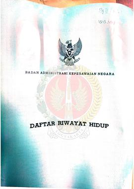 Bendel Daftar Riwayat Hidup Peserta Penataran yang diselenggarakan oleh BP-7 Provinsi Daerah Isti...