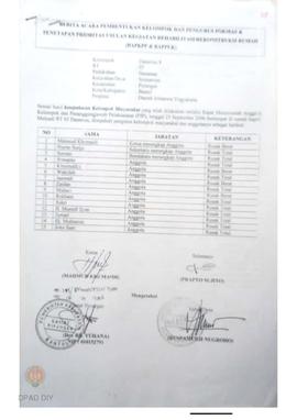 Surat Perjanjian Penyaluran Bantuan Rehabilitasi dan Rekonstruksi Rumah (SPPB), Nama Pokmas Daram...