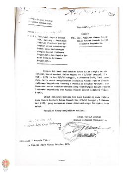 Berkas tentang Pemakaian sebutan Provinsi dan Gubernur untuk sebutan yang berhubungan dengan Daer...