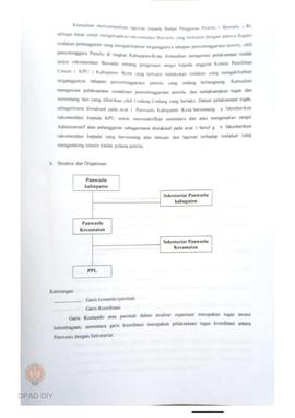 Laporan Akhir Pemilu Presiden dan Wakil Presiden oleh Panwaslu Kabupaten Gunungkidul Tahun 2009