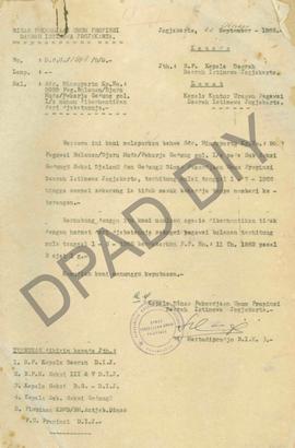 Berkas pemberhentian dengan tidak hormat kepada pegawai Dinas Pekerjaan Umum karena tidak masuk b...