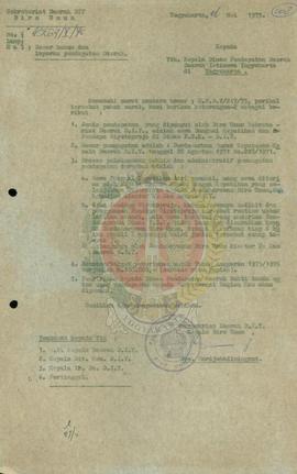 Dasar hukum dan laporan pendapatan daerah Biro Umum Prop. DIY.
