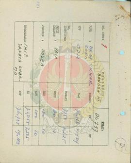 Bendel hasil Penilaian Peserta Penataran P-4 yang lulus dari 1-83 Angkatan VII atas nama Dr. St. ...