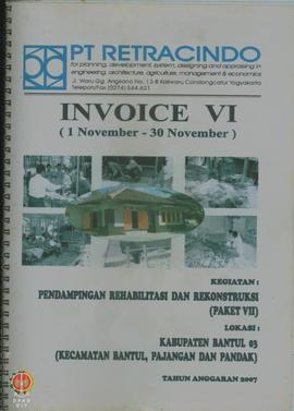 Laporan Bulan Juli 2008, Laporan Observasi Bangunan di beberapa Wilayah Pemukiman Daerah Istimewa...