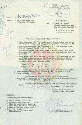 Penyediaan pupuk untuk wilayah Gunungkidul.
