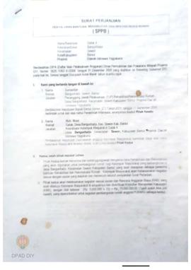 Surat Perjanjian Penyaluran Bantuan Rehabilitasi dan Rekonstruksi Rumah (SPPB),  Nama Kelompok Ga...