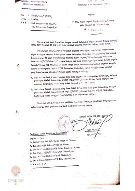 Usul penggantian anggota PPS Kecamatan Girimulyo.