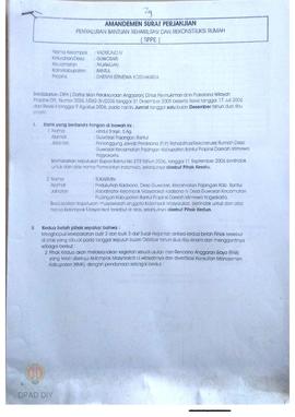 Surat Perjanjian Penyaluran Bantuan Rehabilitasi dan Rekonstruksi Rumah (SPPB), Nama Kelompok Kad...