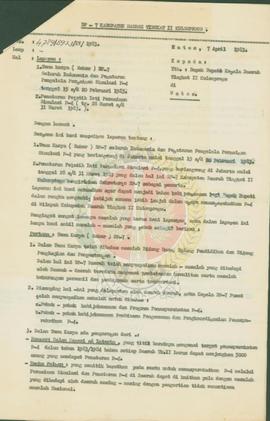 Surat dari Kepala BP-7 Kabupaten Daerah Tingkat II Kulon Progo kepada Bupati Kepala Daerah Tingka...