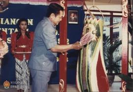 Drs. Suprastowo, Sekwilda Propinsi DIY membuka acara Pekan Orientasi LMD Tingkat Propinsi DIY den...