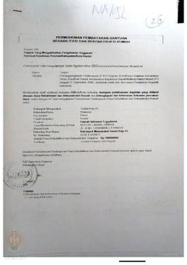 Permohonan Pembayaran Bantuan Rehabilitasi dan Rekonstruksi Rumah, Nama Kelompok Masyarakat Sentu...