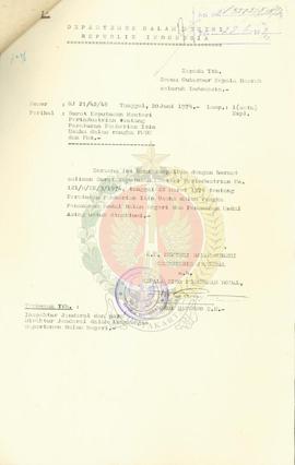 SK Menteri Pertanian tentang peraturan pemberian ijin usaha dalam PMDN dan PMA.
