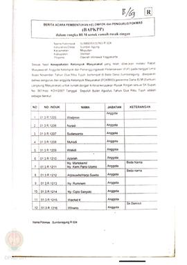 Checklist Kelengkapan Dokumen untuk Pencairan Dana Rehabilitasi dan Rekonstruksi Rumah Rusak Ring...