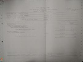 Bukti jurnal/daftar transaksi untuk Allotment Anggaran Rutin dan Revisi Kantor Departemen Peneran...