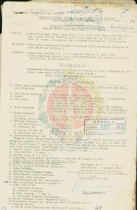 Surat keputusan Menteri Tenaga Kerja Transmigrasi dan Koperasi tentang otorisasi anggaran pembang...