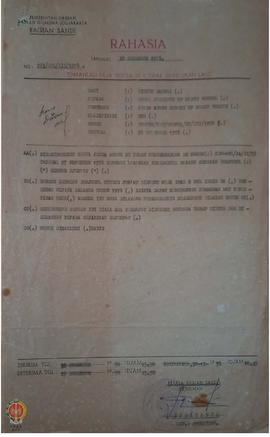 Berita Sandi nomor 103/ SAL/ XII/ 1978 perihal larangan beredarnya barang cetakan berjudul “Mimba...