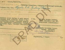 Surat dari Djawatan Pengairan, Djalan-djalan dan Gedung-gedung DIJ No. P.d.g./177/8/11 kepada Kep...