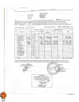 Berkas Laporan Kemajuan Penggunaan Dana Pekerjaan Rehabilitasi dan Rekonstruksi rumah Kelompok Ma...