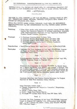 Surat Keputusan Kepala BP-7 Provinsi Daerah Istimewa Yogyakarta selaku Ketua Tim Penyelenggara Pe...