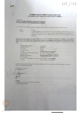 Permohonan Pembayaran Bantuan Rehabilitasi dan Rekonstruksi Rumah, Nama Kelompok Masyarakat Gogok...