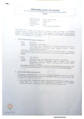 Amandemen Surat Perjanjian Penyaluran Bantuan Rehabilitasi dan Rekonstruksi Rumah (SPPB),  Nama K...