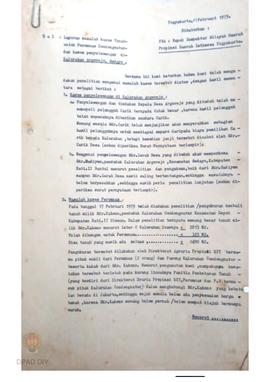 Surat Sumargono BA selaku penarikan urusan agraria kepada Inspektur wilayah daerah Prop. DIY tent...