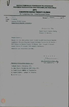 
Surat Nomor: 700/15 Tanggal 27 Januari 1999, tentang Laporan  Tindak Pemeriksaan Regular Itwilpr...