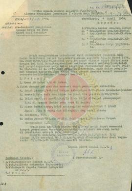 Ketentuan-ketentuan pengiriman tenaga kerja ex. Tuna Karya dari daerah.